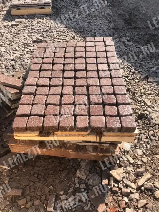 колотогалтованная брусчатка из камня лемезита по цене от производителя