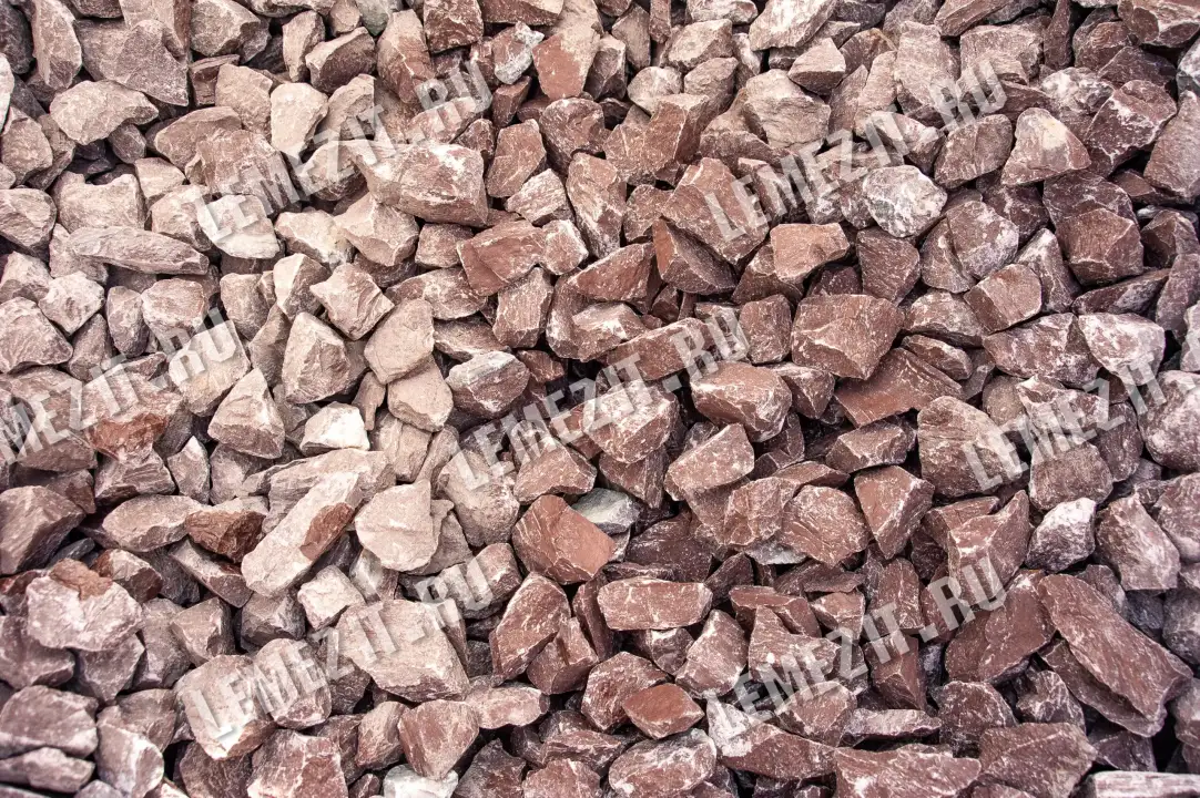 декоративная ландшафтная крошка из камня лемезита