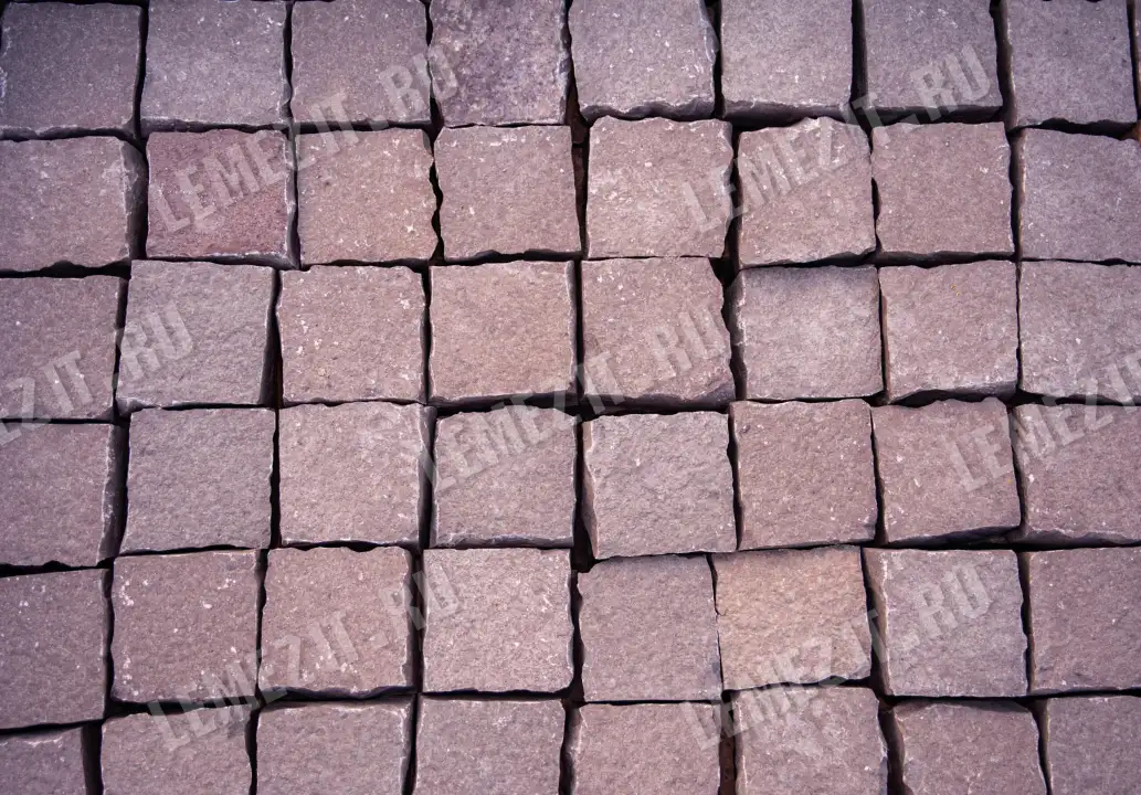 каменная колотая брусчатка из лемезита от производителя