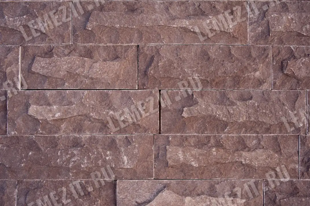 каменная плитка со сколом для облицовки фасада и цоколя